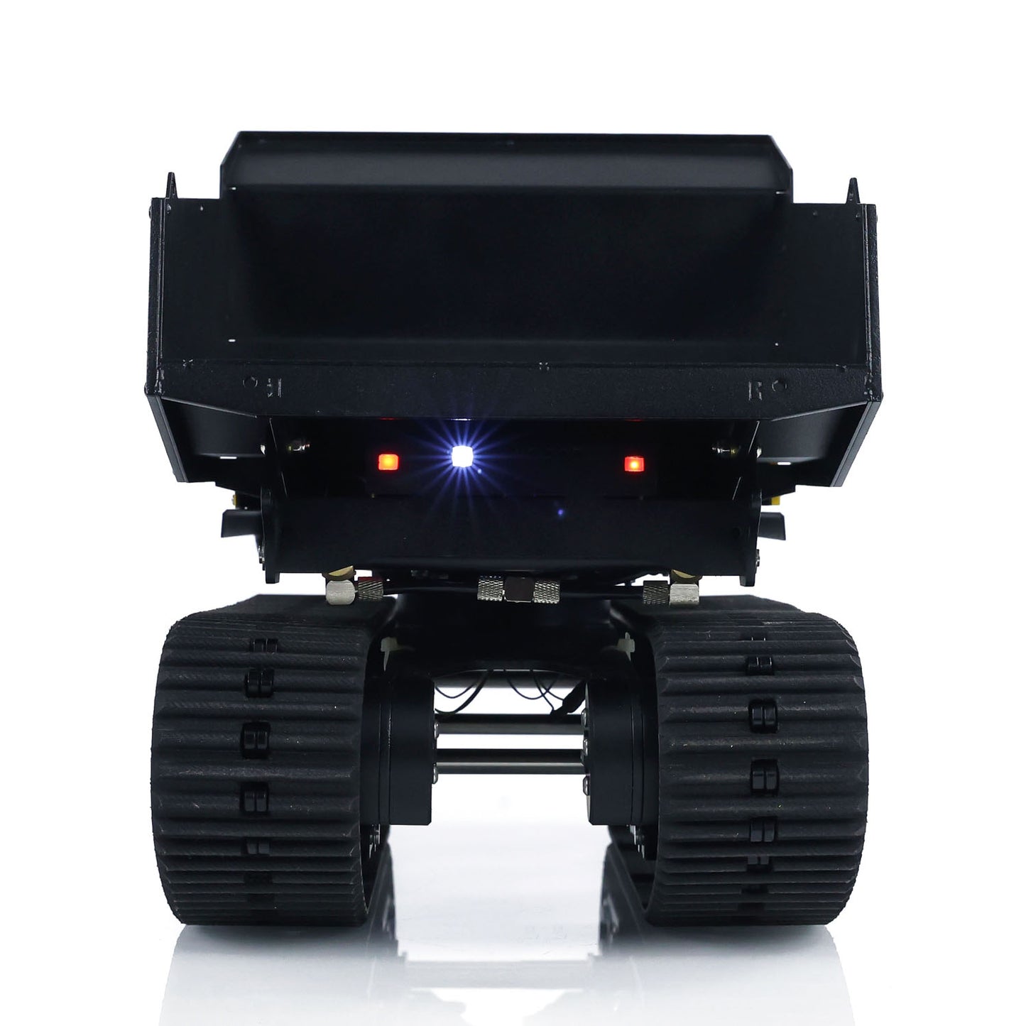 Metal 1/14 RC Hydraulic Crawler Dump Truck T14R Radio Controlled Tracked Tipper RTR Construction Vehicle ST8 Light Sound Battery