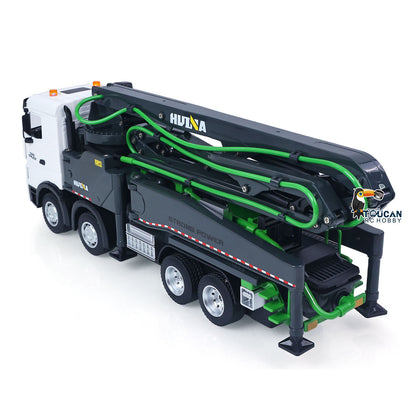 US Stock HUINA 1/18 Remote Control Concrete Pump Truck 1381 RTR Construction Vehicle Manual Support Leg Light Sound System Battery