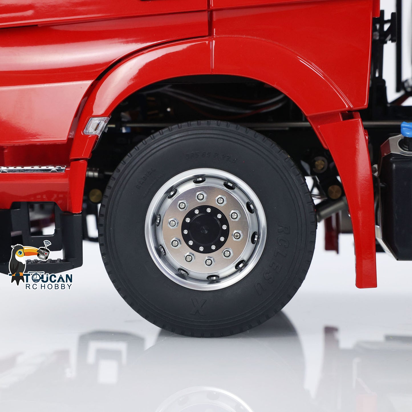 TOUCAN Metal Differential Lock Axles 3Speed Gearbox 8X8 1:14 RC Tractor Truck 3363 Radio Control Lorry Cars