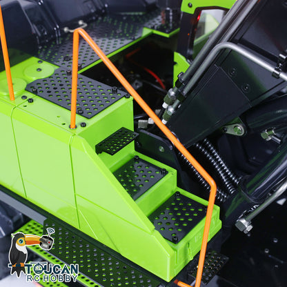 TOUCAN RC HOBBY MTModel EC380 Metal 1/14 RC Hydraulic Excavator 8-way Reversing Valve Clamshell Bucket Sound System for Digger Enthusiasts