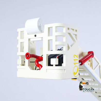 2Speed 1/14 4*4 Metal Chassis Electric Remote Control Lift Ladder Fire Truck RC Model Vehicle Radio No Battery Charger