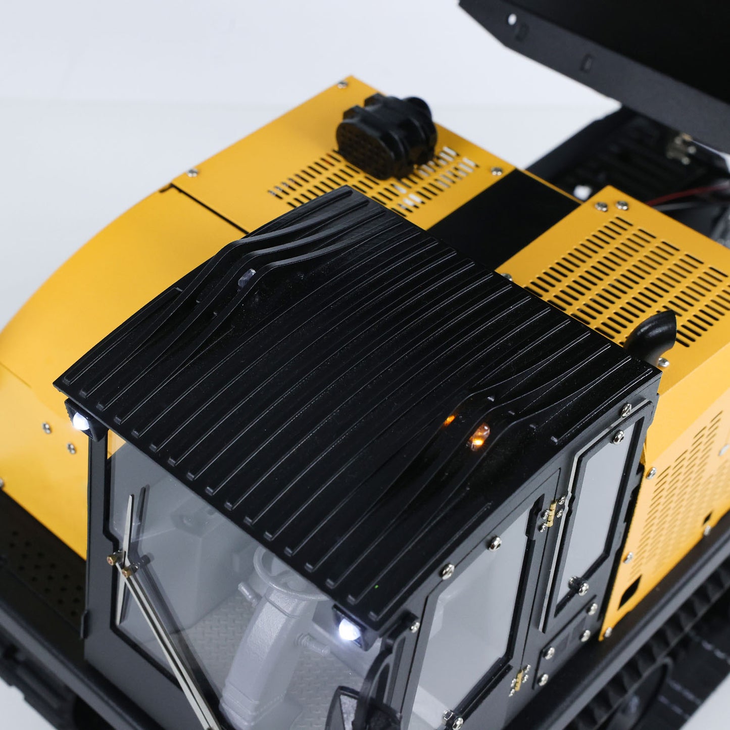 Metal 1/14 RC Hydraulic Crawler Dump Truck T14R Radio Controlled Tracked Tipper RTR Construction Vehicle ST8 Light Sound Battery