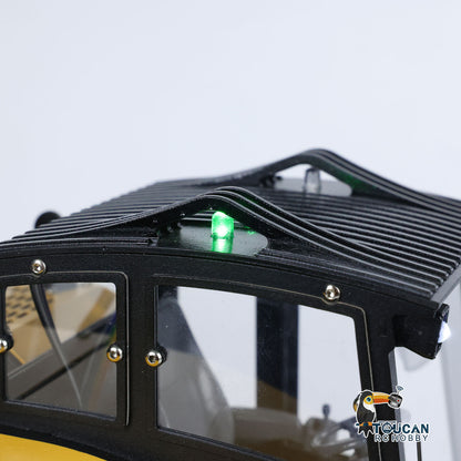 WKLC Metal 1/14 RC Hydraulic Crawler Dump Truck T14R Radio Controlled Tracked Tipper RTR Construction Vehicle ST8 Light Sound Battery