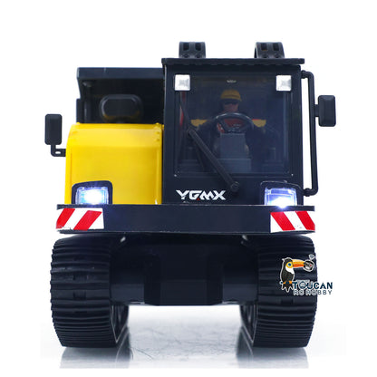 Fast Free Shipping for EU 1/50 T14R Panther RTR Electric RC Crawler Dump Truck Construction Vehicle Tracked Tipper Finished Model Toys Lights Sounds Unit