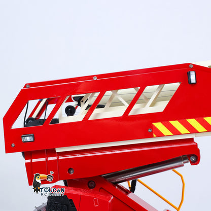 2Speed 1/14 4*4 Metal Chassis Electric Remote Control Lift Ladder Fire Truck RC Model Vehicle Radio No Battery Charger