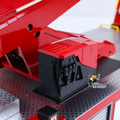 2Speed 1/14 4*4 Metal Chassis Electric Remote Control Lift Ladder Fire Truck RC Model Vehicle Radio No Battery Charger
