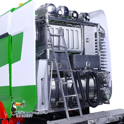 8x8 1/14 TOUCAN RC Tractor Truck Metal Chassis Painted Remote Control Lorry Car Models for TAMIYA Trailer Model Excavator