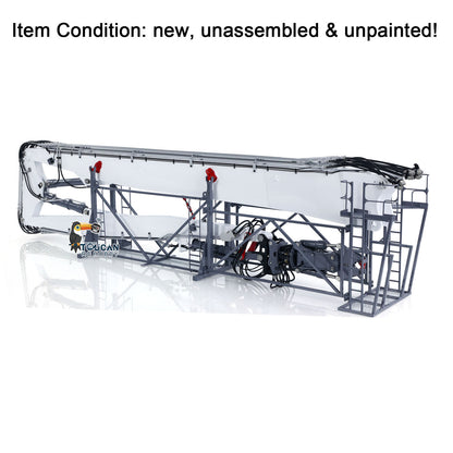 Second Hand LESU Metal 1/14 RC Full Hydraulic Excavator LR960 KIT DIY Demolition Arm Model