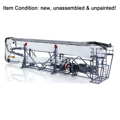 Second Hand Metal LESU 1/14 RC Full Hydraulic Excavator LR960 KIT DIY Demolition Arm Model