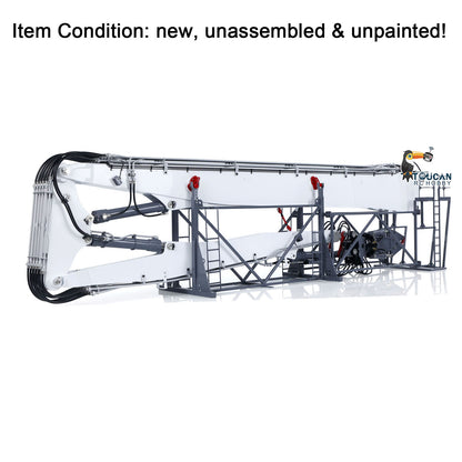 Second Hand LESU Metal 1/14 RC Full Hydraulic Excavator LR960 KIT DIY Demolition Arm Model