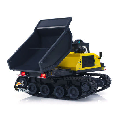 Pre-order 1/50 T14R Panther RTR Electric RC Crawler Dump Truck Construction Vehicle Tracked Tipper Finished Model Toys Lights Sounds Unit