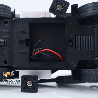 US Stock HUINA 1/18 Remote Control Concrete Pump Truck 1381 RTR Construction Vehicle Manual Support Leg Light Sound System Battery