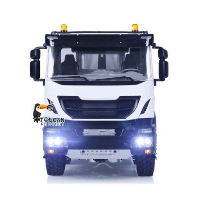 LESU Metal 8x8 Hydraulic RC Dumper Truck 1/14 Ready To Run Remote Control Emulated Car Hobby Models Assembled Painted