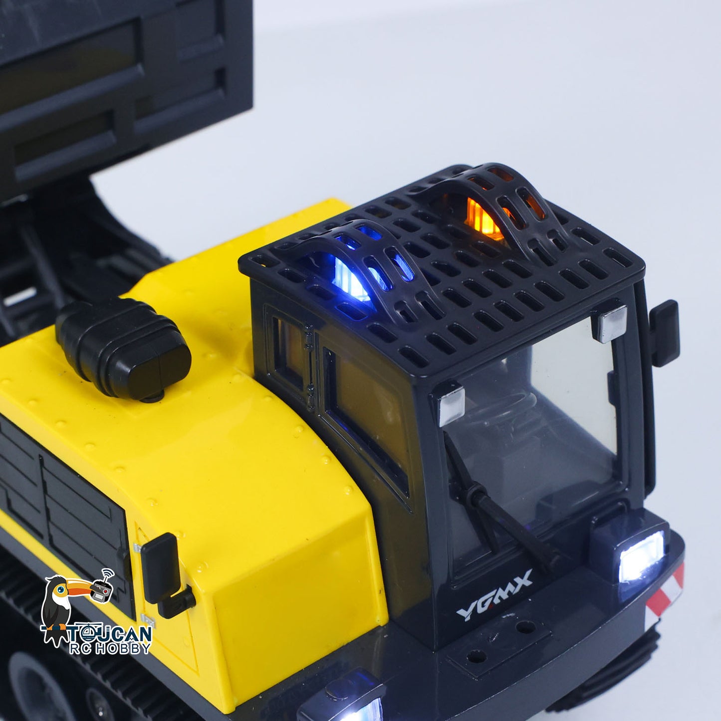 Fast Free Shipping for EU 1/50 T14R Panther RTR Electric RC Crawler Dump Truck Construction Vehicle Tracked Tipper Finished Model Toys Lights Sounds Unit
