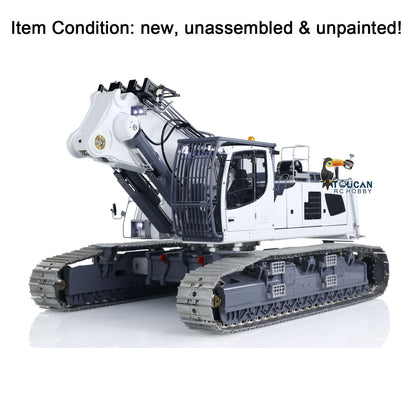 Second Hand LESU Metal 1/14 RC Full Hydraulic Excavator LR960 KIT DIY Demolition Arm Model
