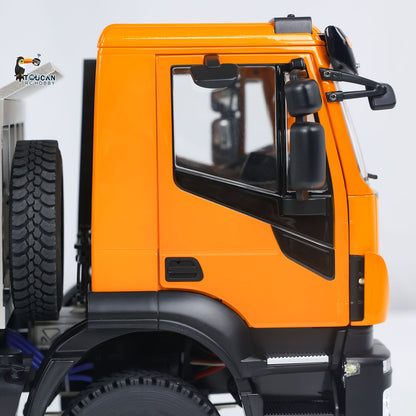MODO 1/14 6x6 Metal Hydraulic RC Dumper Truck Remote Controlled Simulation Car Hobby Models 2-speed Gearbox ESC Servo