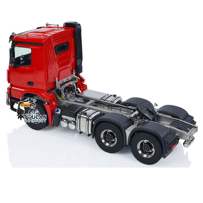 1/14 Metal Chassis RC Tractor Truck RTR 6x6 Remote Control Car 3-speed Gearbox Painted Assembled Model K3362 Ready to Run