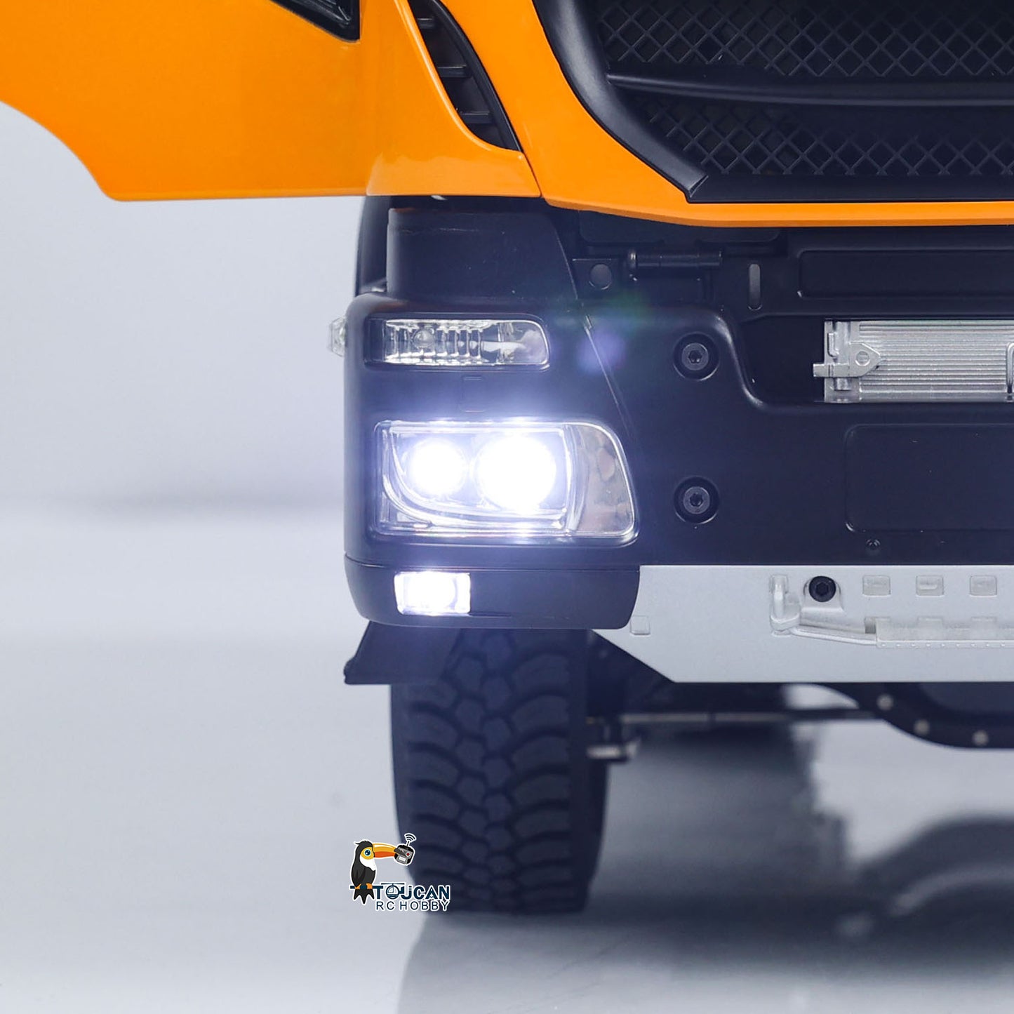 MODO 1/14 6x6 Metal Hydraulic RC Dumper Truck Remote Controlled Simulation Car Hobby Models 2-speed Gearbox ESC Servo
