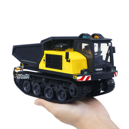 US Stock 1/50 T14R Panther RTR Electric RC Crawler Dump Truck Construction Vehicle Tracked Tipper Finished Model Toys Lights Sounds Unit