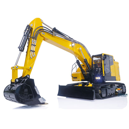 LESU 1/14 RC Metal Aoue-ET26L Hydraulic Painted Excavator ET26L 2 Arms Digger Model Quick Coupler Fork Openable Small Bucket Grab