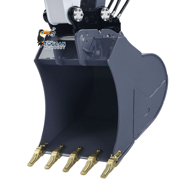 TOUCAN RC HOBBY LESU Metal Original Bucket BA-B0028/BA-B0029 for 1/14 RC Aoue LR960 LR956 B0027 B0028 B0038 B0040 ZX490 SK500 ET30H ET26L ET36L AC360 Hydraulic Excavator
