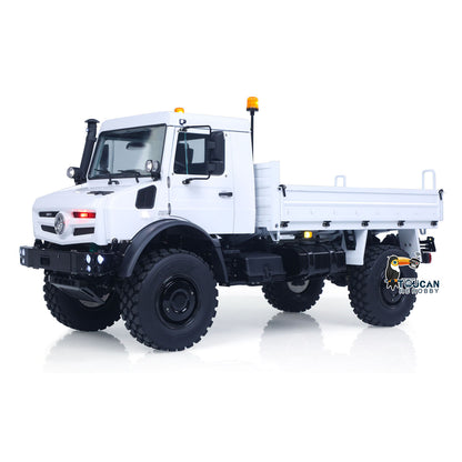 LESU 1/14 Metal Radio Control Off Road Car MT44023 4*4 RC All-Terrain Light Truck U4023 Light Sound Smoke Unit Axle Locks