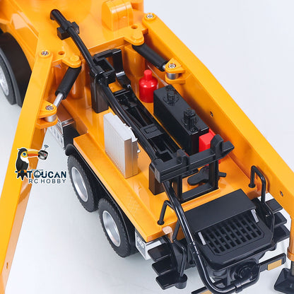 US Stock HUINA 1/18 Remote Control Concrete Pump Truck 1381 Engineering Vehicle Finished Model RTR Manual Support Leg Light Sound Effects