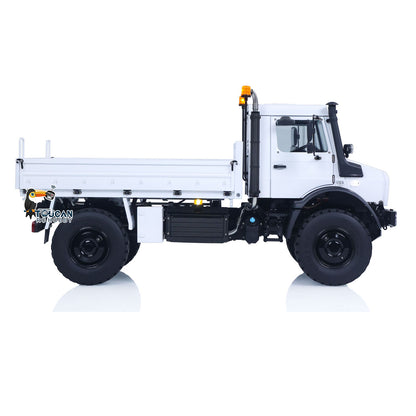 LESU 1/14 Metal Radio Control Off Road Car MT44023 4*4 RC All-Terrain Light Truck U4023 Light Sound Smoke Unit Axle Locks