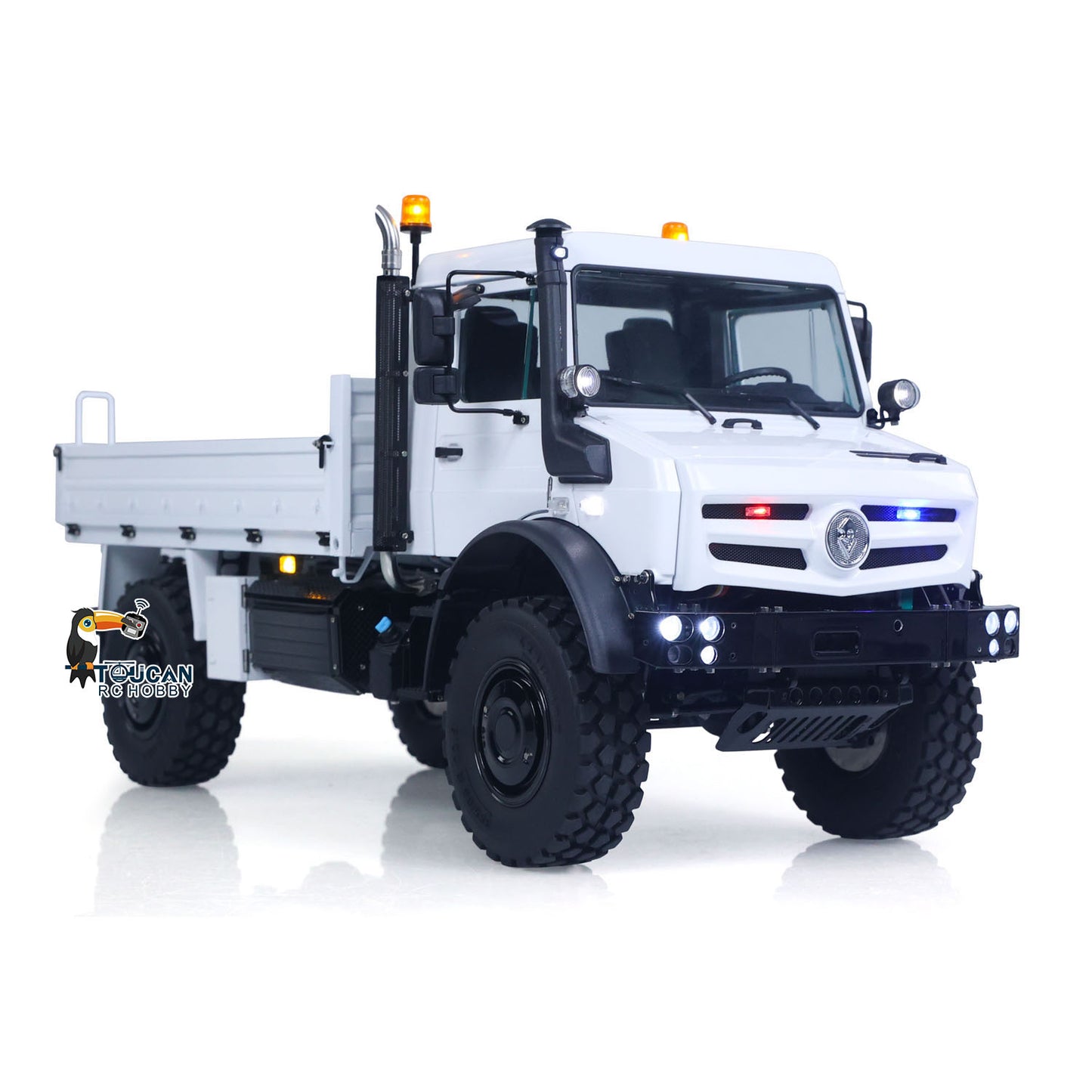 LESU 1/14 Metal Radio Control Off Road Car MT44023 4*4 RC All-Terrain Light Truck U4023 Light Sound Smoke Unit Axle Locks
