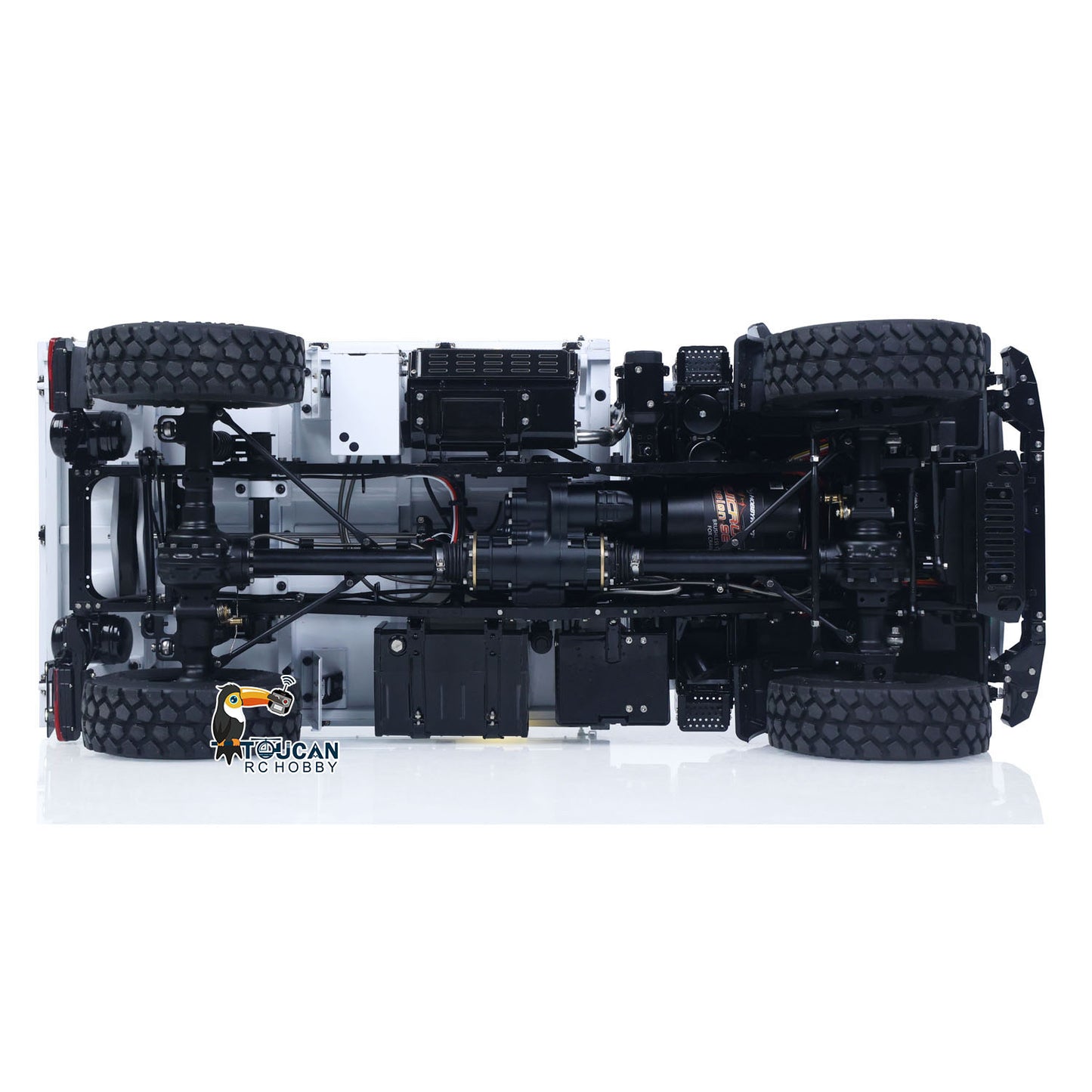 LESU 44023 1/14 Metal RC Off-Road All-Terrain Light Truck Car Remote Controller and Receiver 3 Speed Transmission Smoke Unit Light Sound System