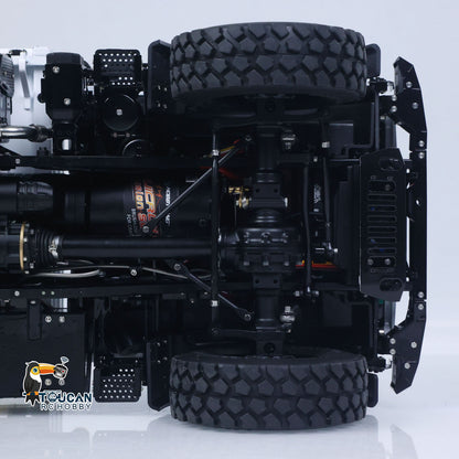 LESU 44023 1/14 Metal RC Off-Road All-Terrain Light Truck Car Remote Controller and Receiver 3 Speed Transmission Smoke Unit Light Sound System
