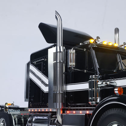 TOUCAN 8X4 King Hauler 1/14 RC Tractor Truck Model 3Speed Remote Control Lorry Car Chassis Suspension Flysky ST8 Radio Battery