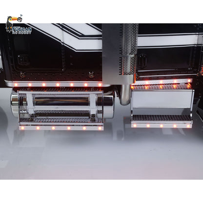 TOUCAN 8X4 King Hauler 1/14 RC Tractor Truck Model 3Speed Remote Control Lorry Car Chassis Suspension Flysky ST8 Radio Battery