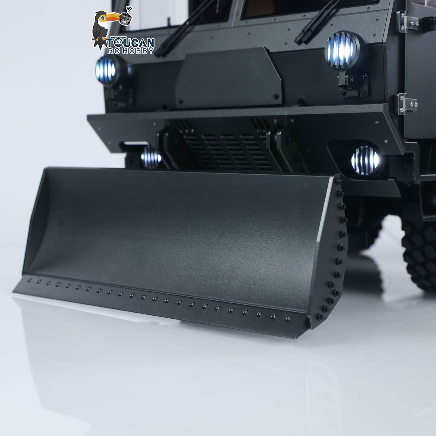 TOUCAN 1/18 8X8 Metal RC Military Truck RTR Transport Car CAPO CUB3 2Speed Gearbox Axle Locks Light Sound Smoke Unit Snow Blade