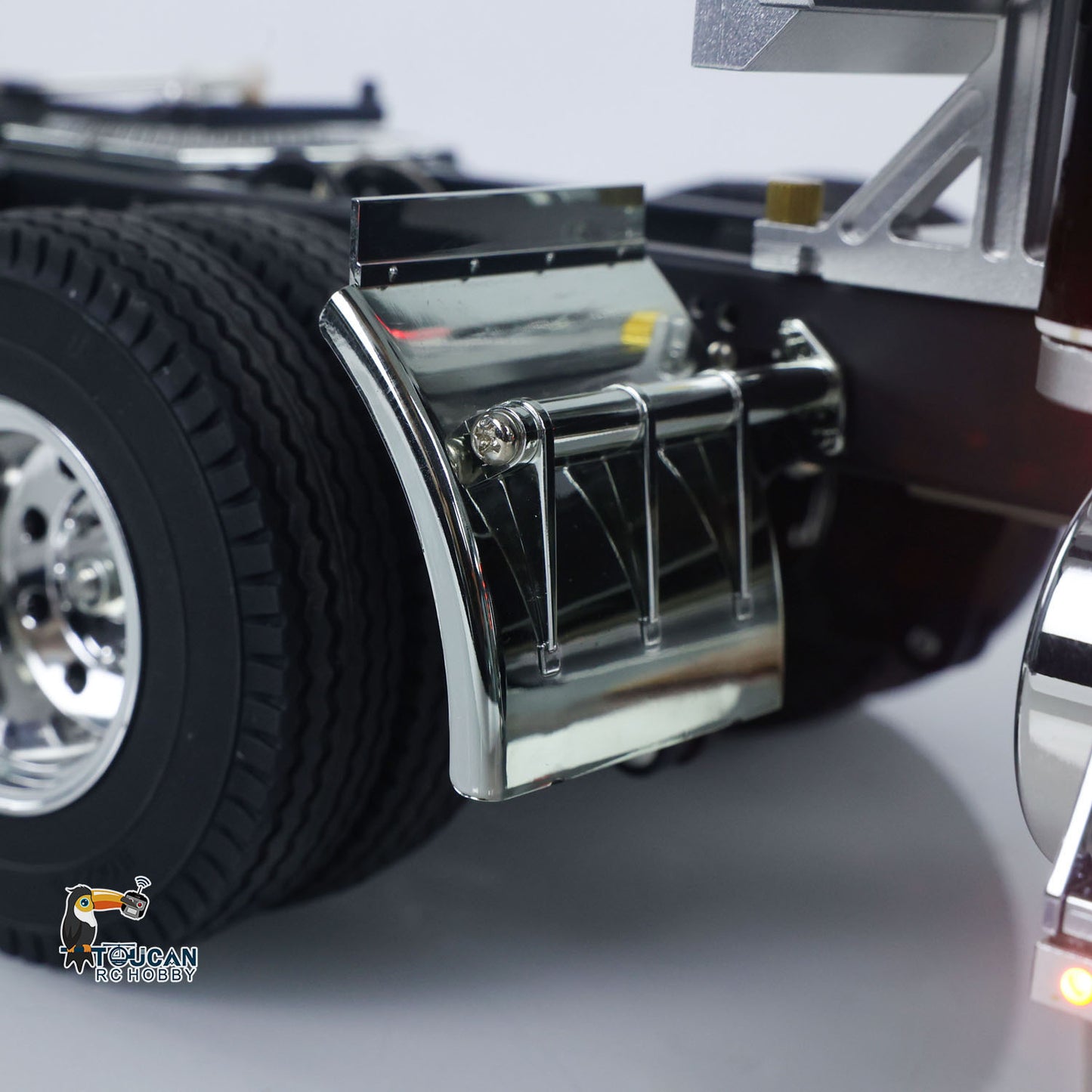 TOUCAN 8X4 King Hauler 1/14 RC Tractor Truck Model 3Speed Remote Control Lorry Car Chassis Suspension Flysky ST8 Radio Battery