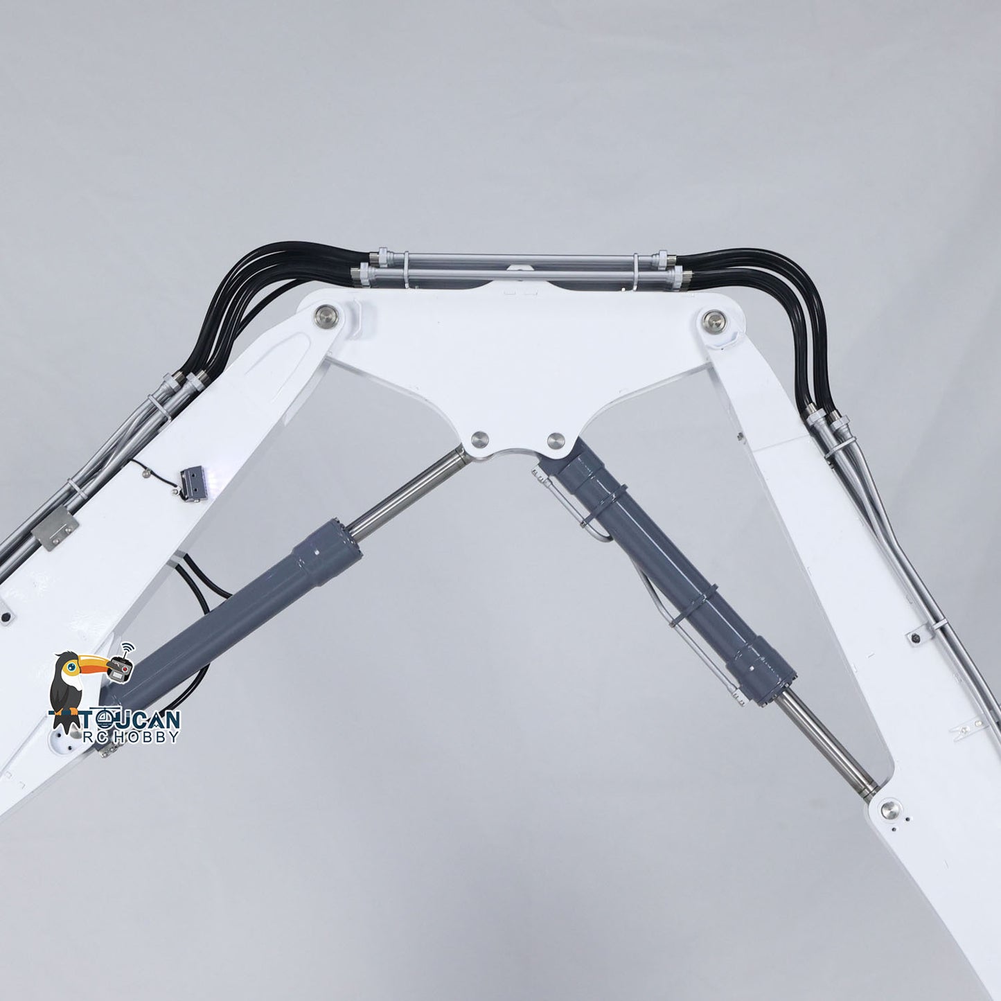 Second Hand LESU 1/14 RC Full Hydraulic Demolition Excavator LR960 RTR Digger Frsky XE Radio