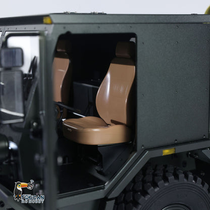 TOUCAN 1/18 8X8 Metal RC Military Truck RTR Transport Car CAPO CUB3 2Speed Gearbox Axle Locks Light Sound Smoke Unit Snow Blade
