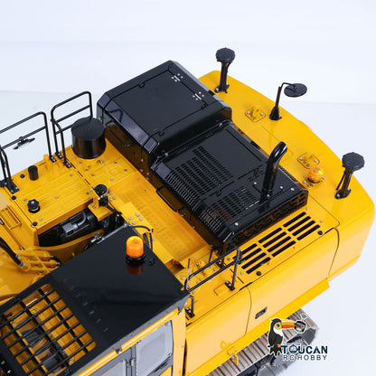 TOUCAN RC HOBBY LESU PC500 1/14 RC Metal Excavator B0020 Model Hydraulic Crawler Digger with Rock Arm Light System 3CH Valve Brushless Motor ESC
