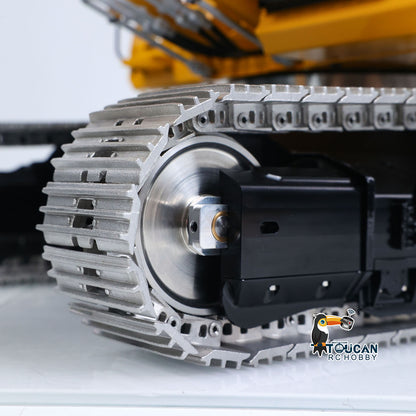 TOUCAN RC HOBBY LESU PC500 1/14 RC Metal Excavator B0020 Model Hydraulic Crawler Digger with Rock Arm Light System 3CH Valve Brushless Motor ESC