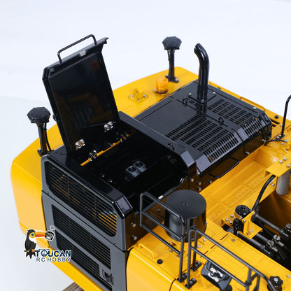 TOUCAN RC HOBBY LESU PC500 1/14 RC Metal Excavator B0020 Model Hydraulic Crawler Digger with Rock Arm Light System 3CH Valve Brushless Motor ESC