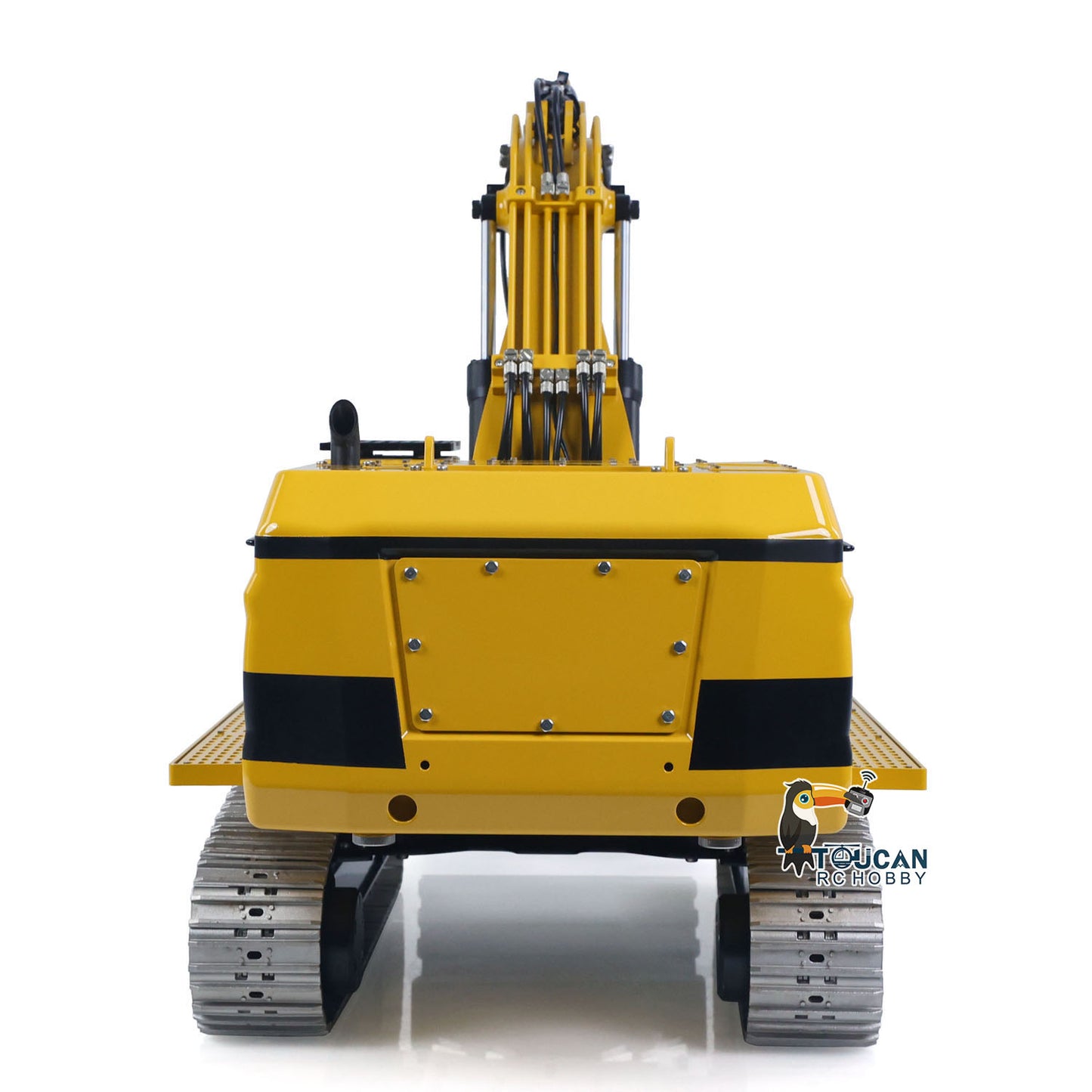 55KG! 1/12 Metal Remote Control Hydraulic Tracked Excavator 395F RC Digger 2830 Brushless Motor Dual Pump System Flysky Radio