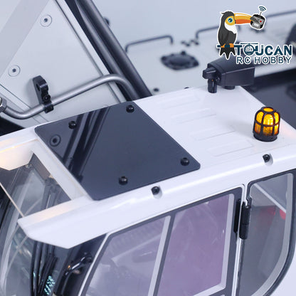 TOUCAN RC HOBBY MTModel 946-3 Metal 1/14 RC Hydraulic Excavator Construction Engineering Vehicle 8-ways Reserving Valves Tiltable Bucket Sound Light for Machinery Enthusiasts