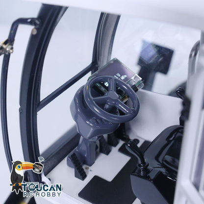 TOUCAN RC HOBBY MTModel 946-3 Metal 1/14 RC Hydraulic Excavator Construction Engineering Vehicle 8-ways Reserving Valves Tiltable Bucket Sound Light for Machinery Enthusiasts