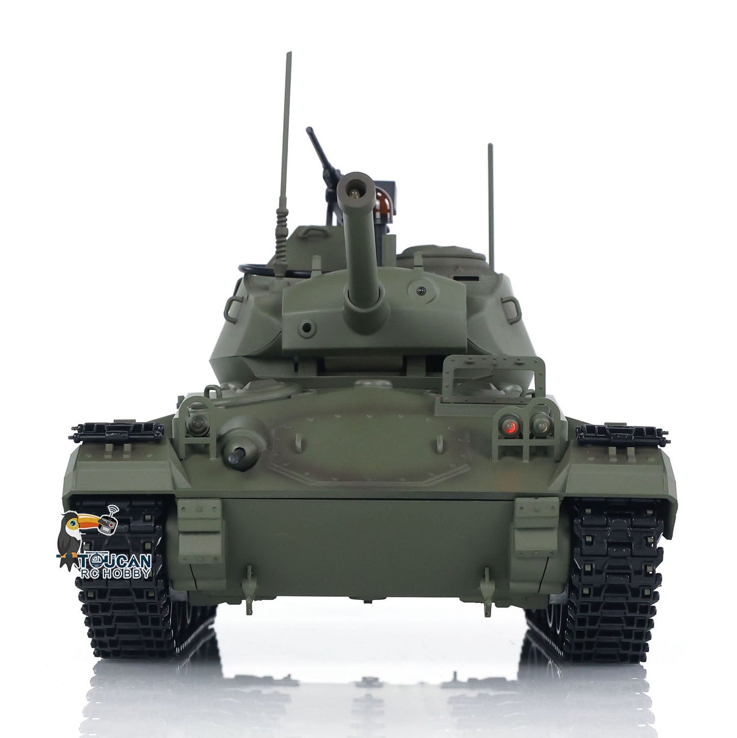 Tongde 1/16 M24 Chaffee RC Light Electric Tank Infantry Combat System Vehicle Model Barrel Recoil Without BB Shooting Unit