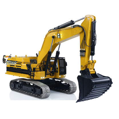 55KG! 1/12 Metal Remote Control Hydraulic Tracked Excavator 395F RC Digger 2830 Brushless Motor Dual Pump System Flysky Radio