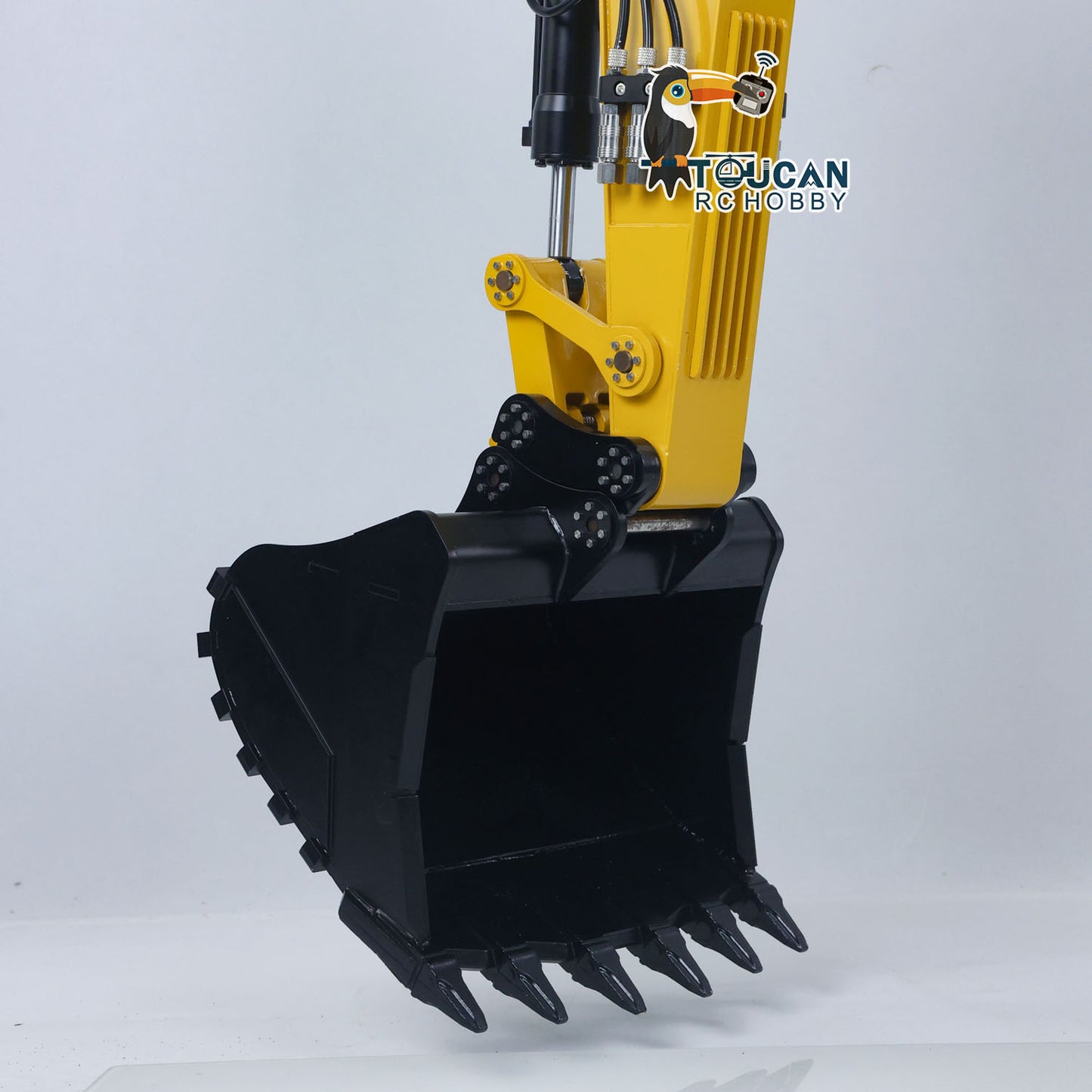 55KG! 1/12 Metal Remote Control Hydraulic Tracked Excavator 395F RC Digger 2830 Brushless Motor Dual Pump System Flysky Radio