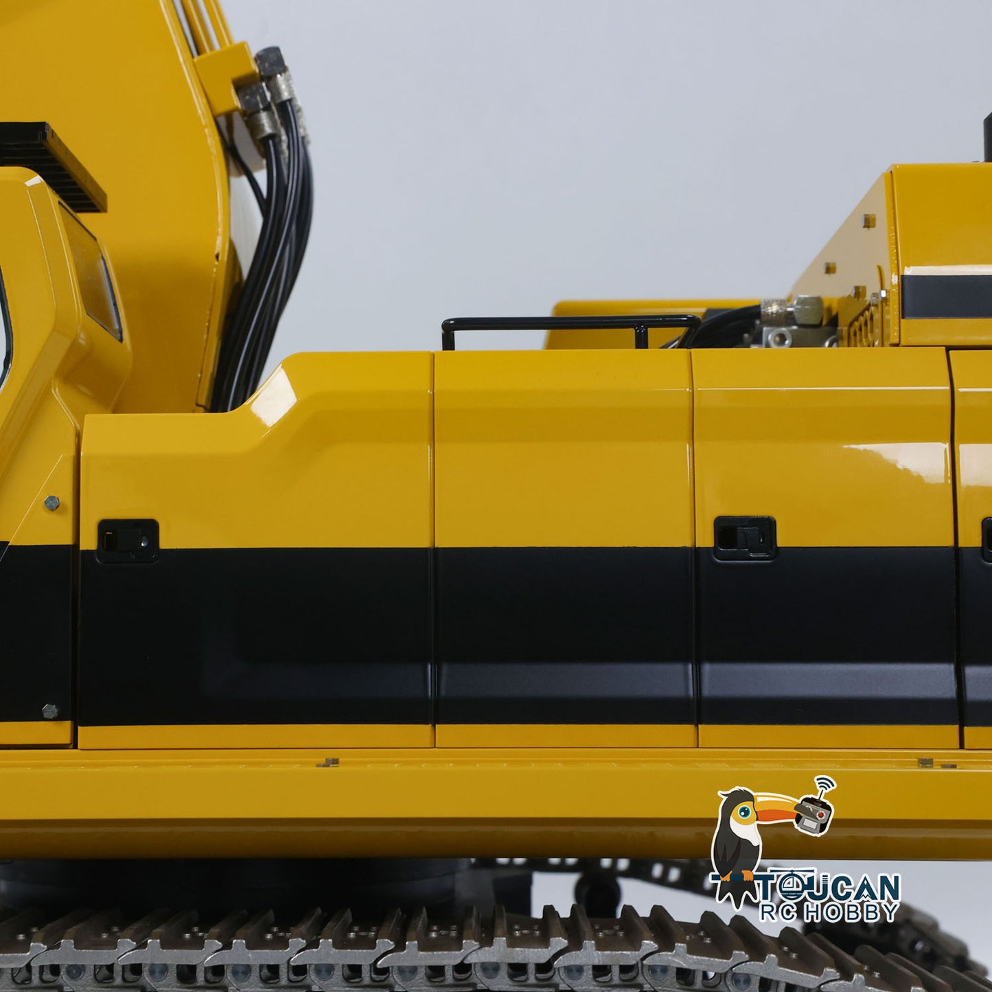 55KG! 1/12 Metal Remote Control Hydraulic Tracked Excavator 395F RC Digger 2830 Brushless Motor Dual Pump System Flysky Radio