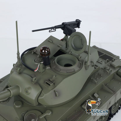 Tongde 1/16 M24 Chaffee RC Light Electric Tank Infantry Combat System Vehicle Model Barrel Recoil Without BB Shooting Unit