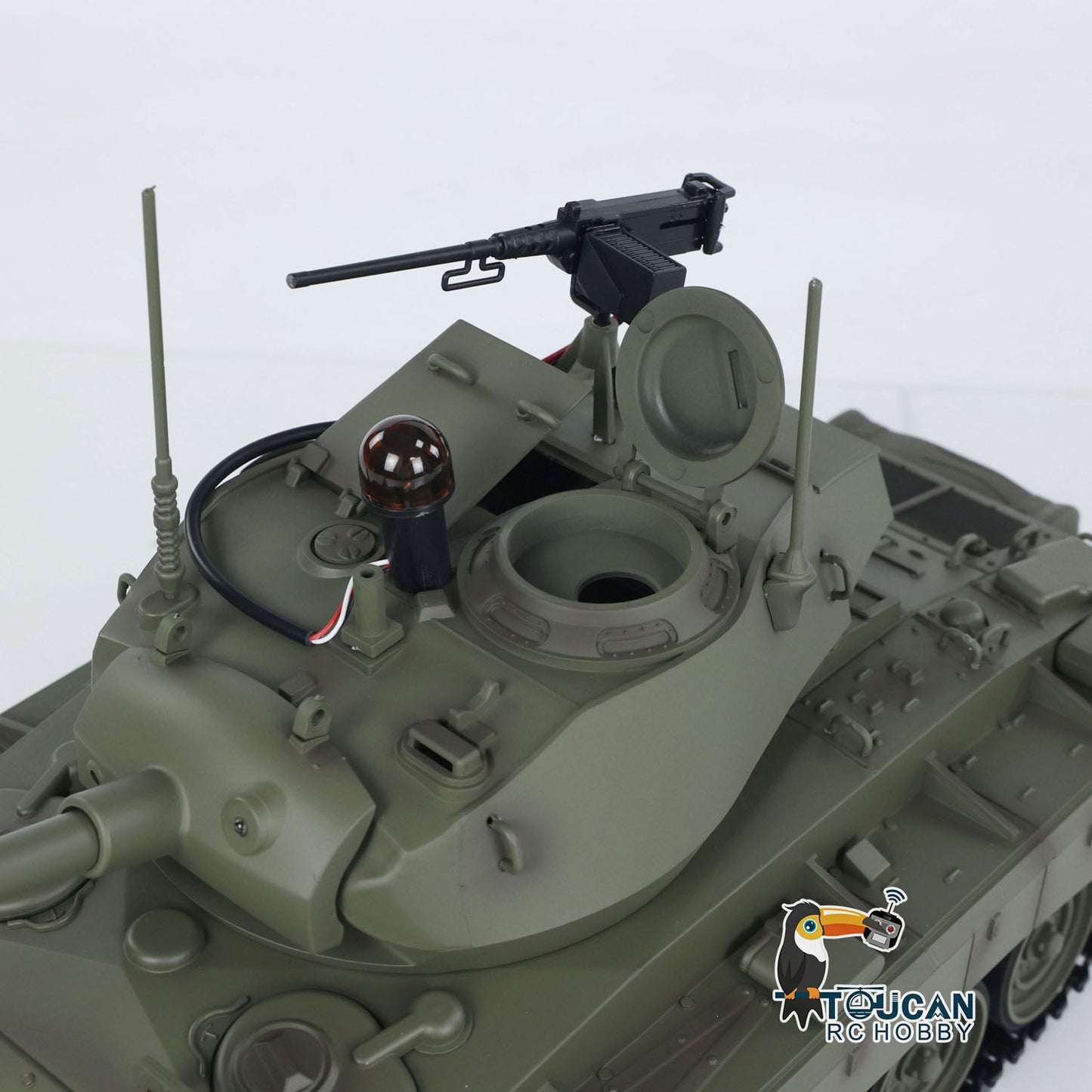 Fast Free Shipping Tongde 1/16 M24 Chaffee RC Light Tank Electric 320 Toys Infrared Battle Barrel Recoil Simulation Military Model