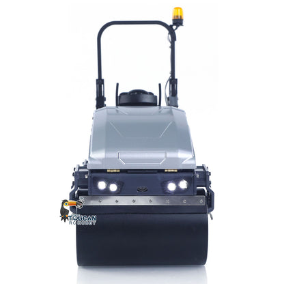 1/14 Mini Metal Radio Controlled Road Roller BW120AD RC Construction Vehicle RTR Model Brushed ESC Motor Battery ST8 Radio